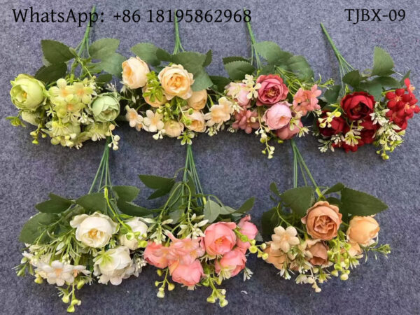 TJBX09-Artificial flower bouquet