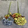 AH7MN-015 Silk Cloth Artificial Flower Hydrangea