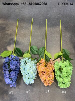 TJXX8-14 Artificial Latex Hydrangea
