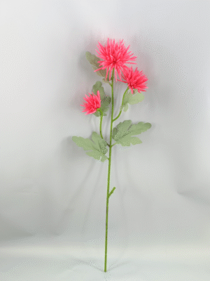 GDDG7JT-014-2 Real Touch Moisturize 3 Head Artificial Flower Chrysanthemum