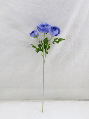 GDDG7JT-014-1 Real Touch Moisturize 3 Head Artificial Ranunculus (Persian buttercup)