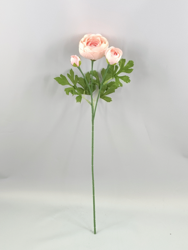 GDDG8JT-00-1 Real Touch Moisturize 3 Head Artificial Ranunculus (Persian buttercup)
