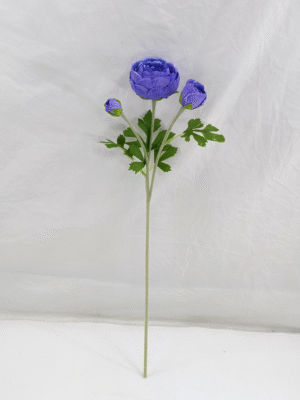 GDDG8JT-00-1 Real Touch Moisturize 3 Head Artificial Ranunculus (Persian buttercup)