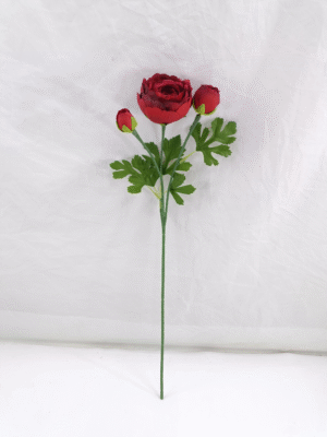 GDDG8JT-00-1 Real Touch Moisturize 3 Head Artificial Ranunculus (Persian buttercup)