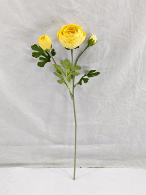 GDDG8JT-00-1 Real Touch Moisturize 3 Head Artificial Ranunculus (Persian buttercup)