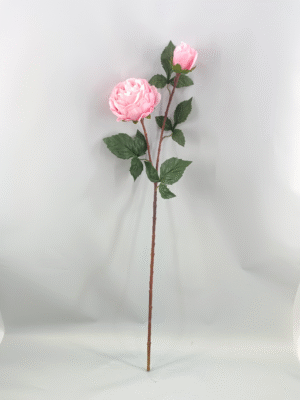 GDDG9JT-00-3 Real Touch Moisturize 2 Head Artificial Flower Rose
