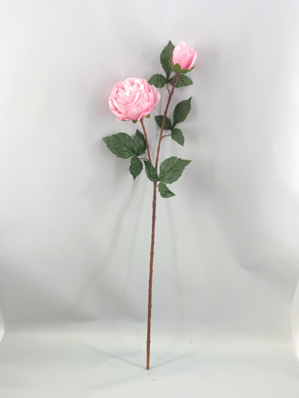 GDDG9JT-00-3 Real Touch Moisturize 2 Head Artificial Flower Rose