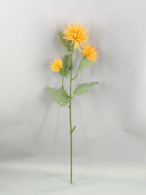 GDDG7JT-014-2 Real Touch Moisturize 3 Head Artificial Flower Chrysanthemum