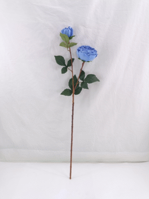 GDDG9JT-00-3 Real Touch Moisturize 2 Head Artificial Flower Rose