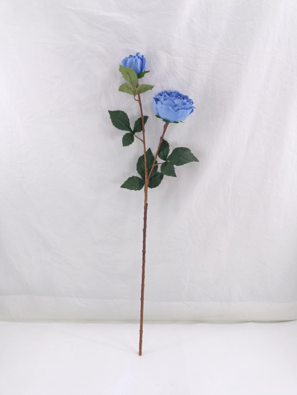 GDDG9JT-00-3 Real Touch Moisturize 2 Head Artificial Flower Rose