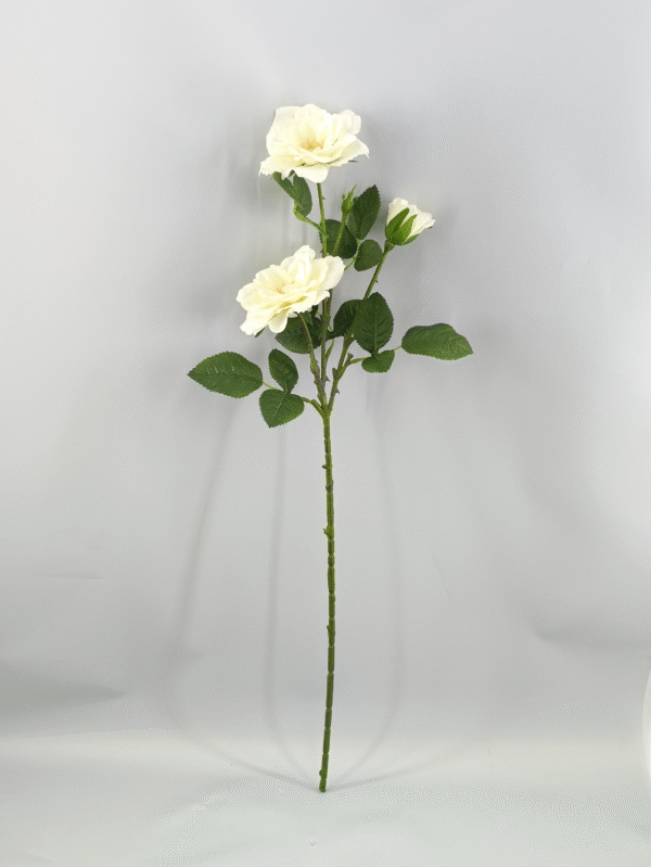 GDDG8JT-014 Real Touch Moisturize 3 Head Artificial Flower Rose