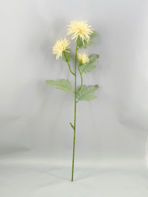 GDDG7JT-014-2 Real Touch Moisturize 3 Head Artificial Flower Chrysanthemum