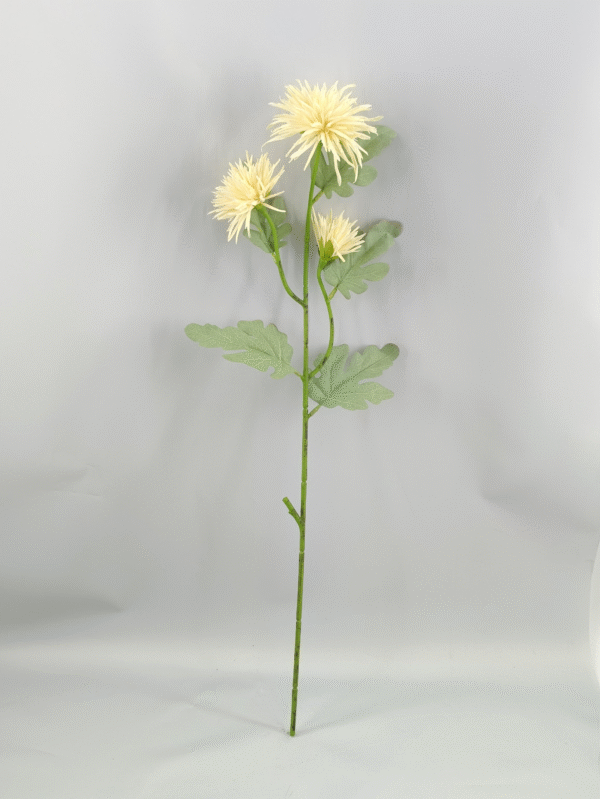 GDDG7JT-014-2 Real Touch Moisturize 3 Head Artificial Flower Chrysanthemum