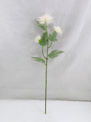 GDDG7JT-014-2 Real Touch Moisturize 3 Head Artificial Flower Chrysanthemum