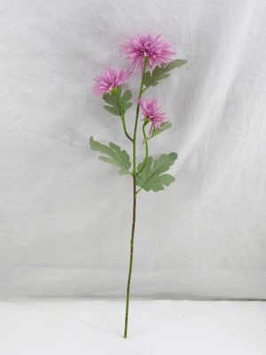 GDDG7JT-014-2 Real Touch Moisturize 3 Head Artificial Flower Chrysanthemum