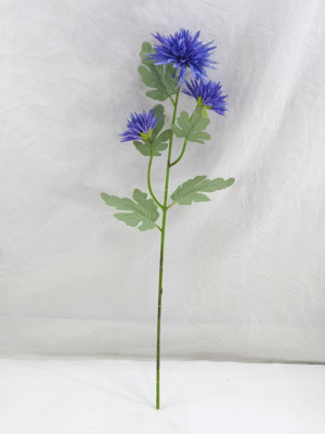 GDDG7JT-014-2 Real Touch Moisturize 3 Head Artificial Flower Chrysanthemum