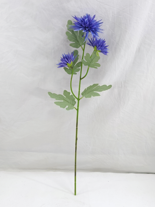 GDDG7JT-014-2 Real Touch Moisturize 3 Head Artificial Flower Chrysanthemum