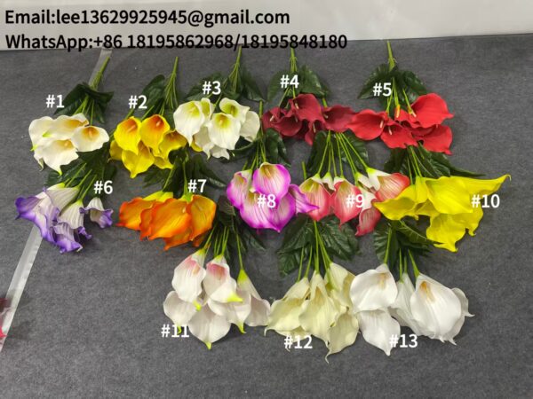 Artificial Calla Lilly Bouquet